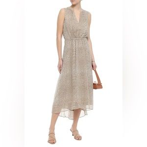 Joie $398 Hilarie Snake Print Silk Dress